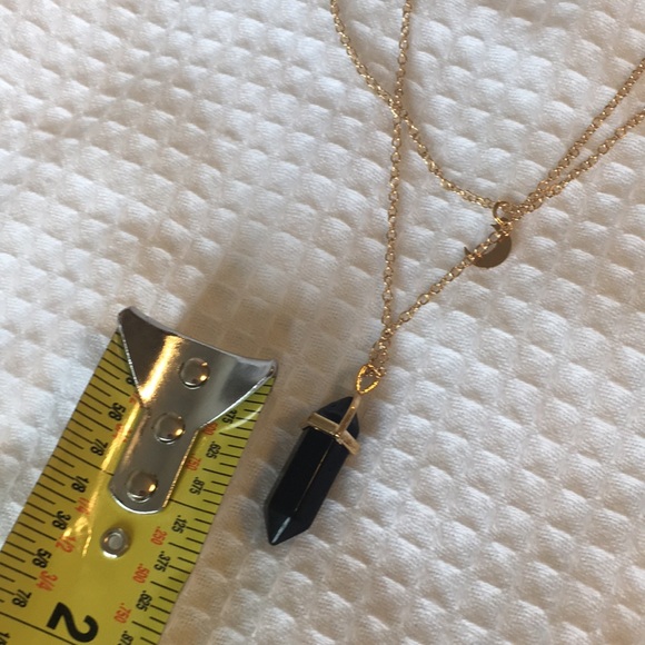 SOLD choker Double Moon Pendant Neckalce chain - Picture 8 of 8